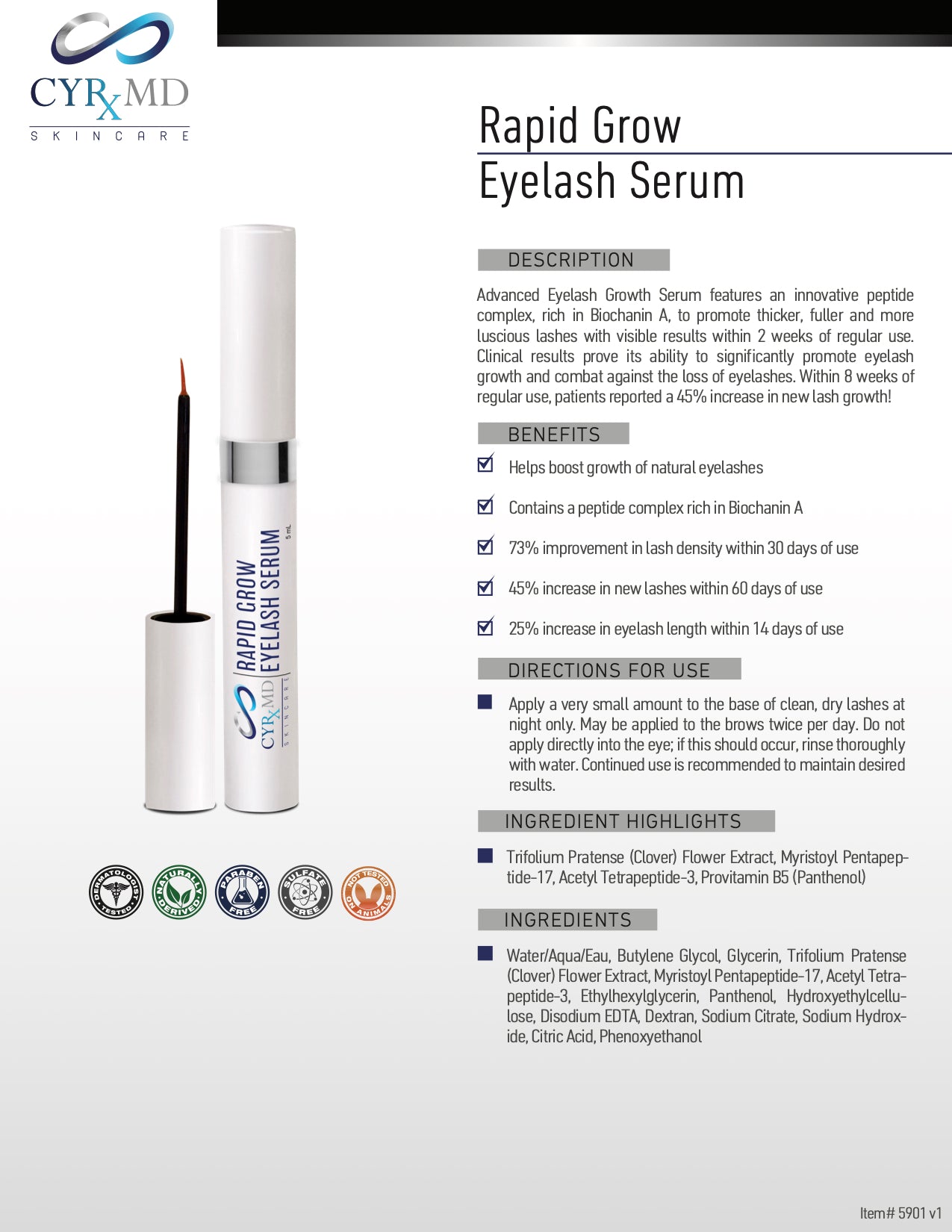 Rapid Grow Eyelash Serum